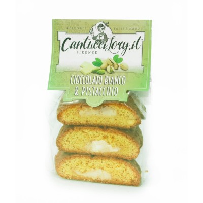Cantucci Pistacchio e Cioccolato bianco